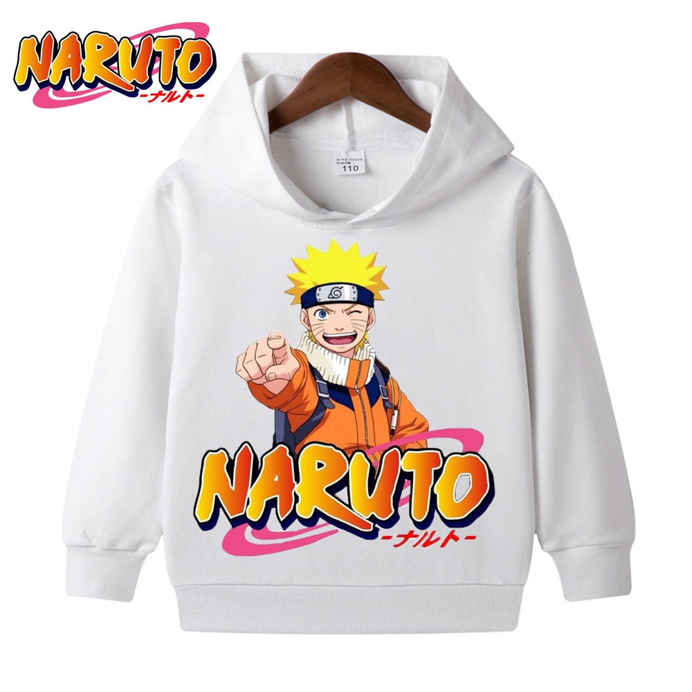 Naruto Áo hoodie In Hình uzumaki akatsuki Cho Bé 2-14 Tuổi