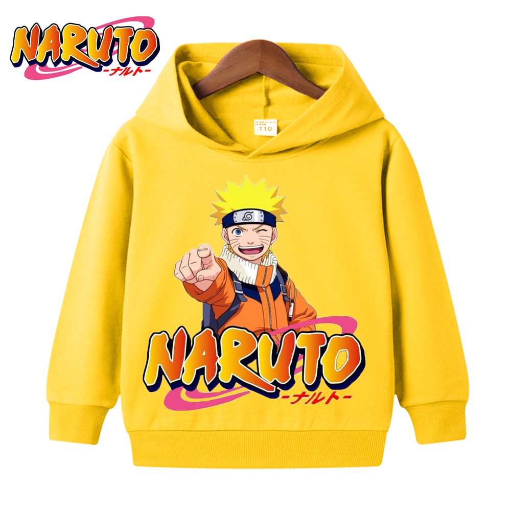 Naruto Áo hoodie In Hình uzumaki akatsuki Cho Bé 2-14 Tuổi