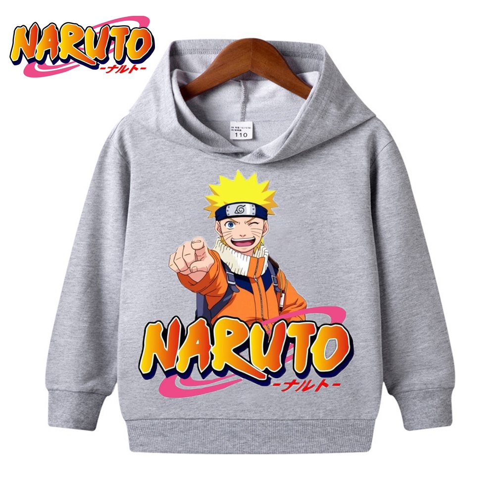 Naruto Áo hoodie In Hình uzumaki akatsuki Cho Bé 2-14 Tuổi