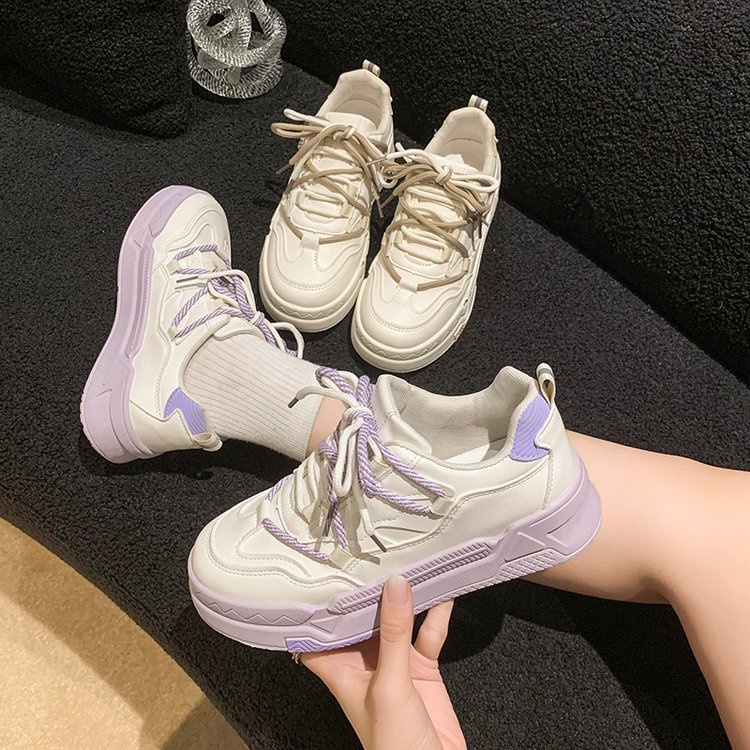 Giày thể thao nữ độn đế hót hít cá tính hót trend  AA6537