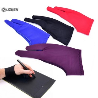 Kuzhen 1 Găng Tay Hai Ngón Chống Bám Bẩn Cho Họa Sĩ Vẽ Và Bút Đồ Họa Máy Tính Bảng hot