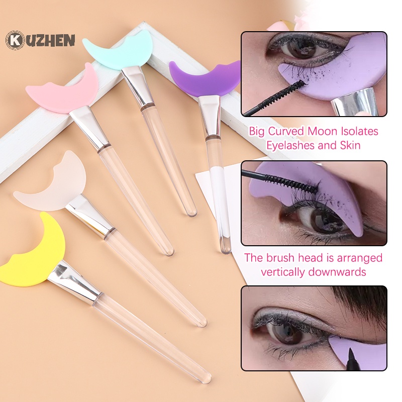 Kuzhen Dụng Cụ Hỗ Trợ Kẻ Mắt / Môi Bằng silicone Tiện Dụng