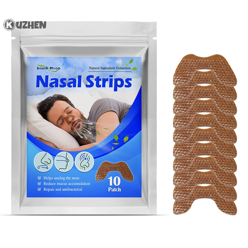 10 Dải dán mũi chống ngáy KUZHEN thoáng khi cho giấc ngủ tốt hơn