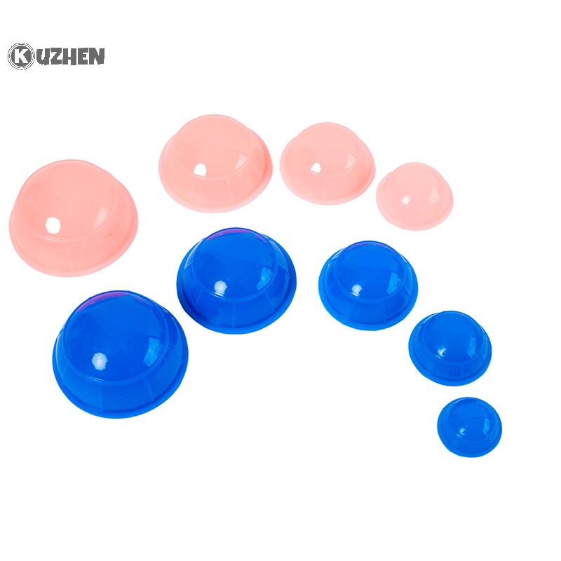 Set 12 Cốc Giác Hơi Mát Xa Chân Không Bằng silicone Chuyên Nghiệp