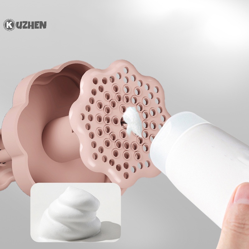 Kuzhen Dụng Cụ Tạo Bọt Xà Phòng Tắm Làm Sạch Da Mặt