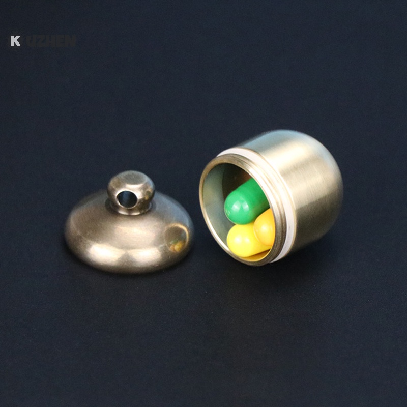 Hộp Đựng Thuốc mini Bằng Đồng Chống Nước Ngoài Trời