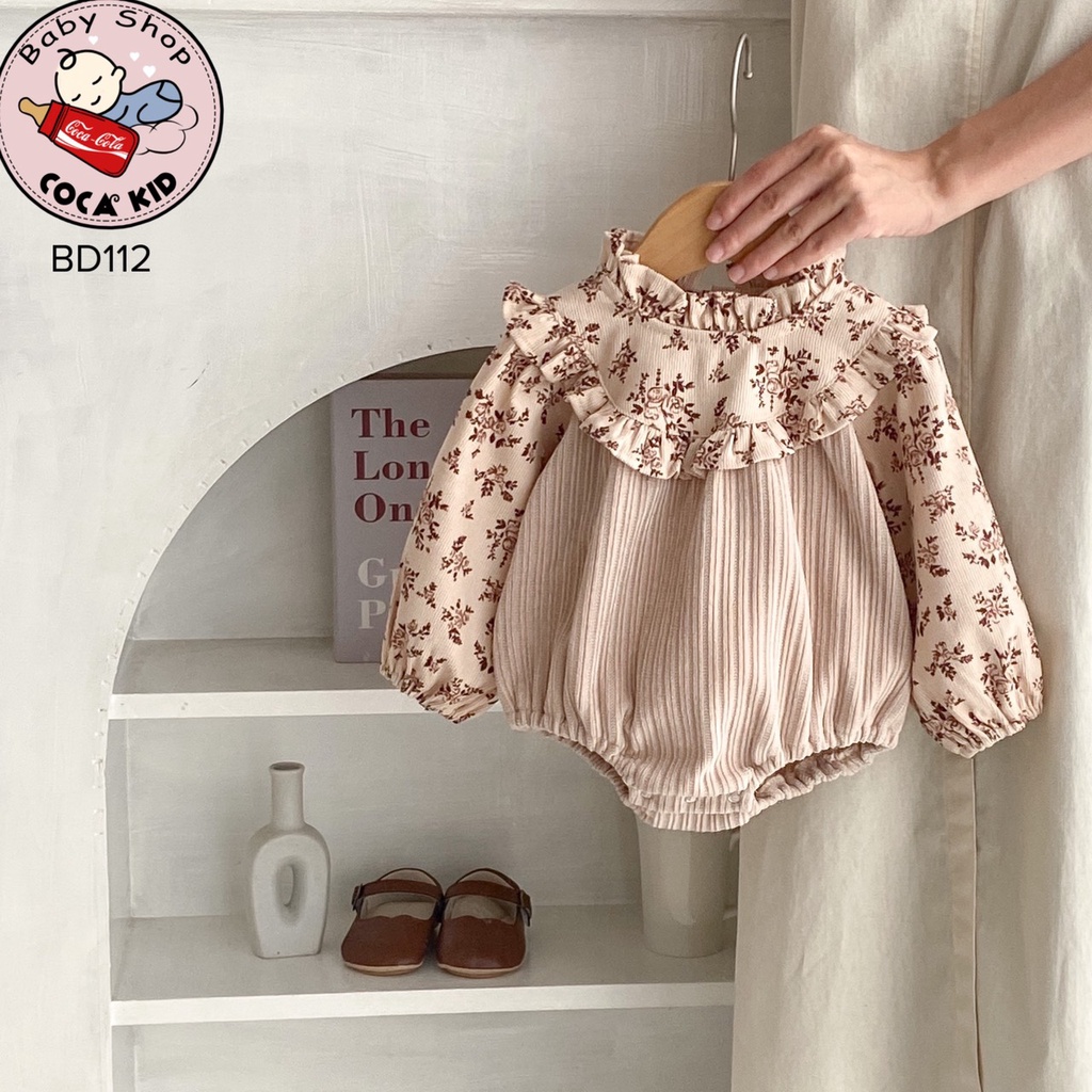 BODY HOA NÂU NHUNG MỀM CHO BÉ