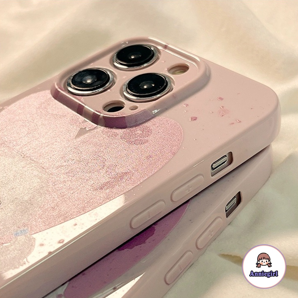 Ôp Điện Thoại tpu Dẻo Màu Hồng Hình Chú Chó teddy Dễ Thương Cho iphone 11 14 pro max 13 pro max 12 iphone x xs xr Ốp