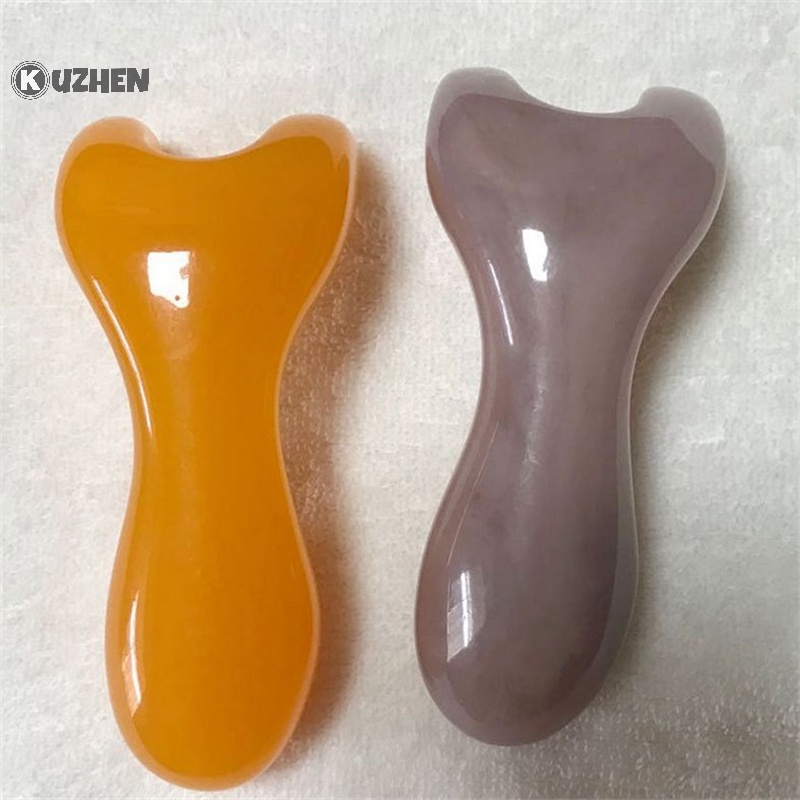 Máy Mát Xa Cơ Thể Cổ gua sha Đá Hoa Hồng Tự Nhiên kuzhen