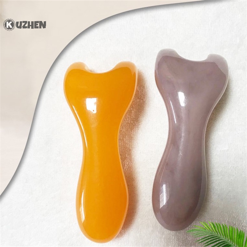 Máy Mát Xa Cơ Thể Cổ gua sha Đá Hoa Hồng Tự Nhiên kuzhen