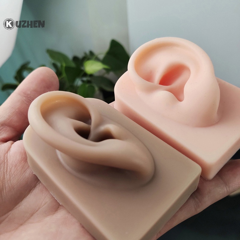 Mô Hình Trưng Bày Bông Tai Bằng silicone Chất Lượng Cao