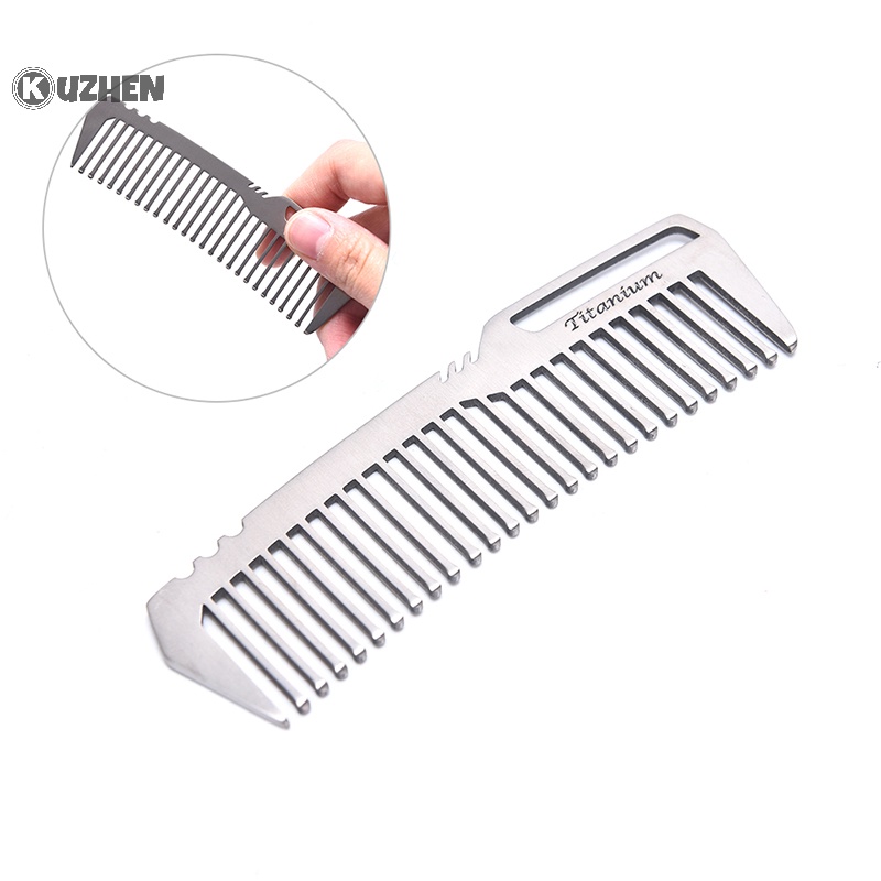 Lược Titan Chống Tĩnh Điện Cắt Tóc Tiện Dụng Khi Đi Cắm Trại 2020