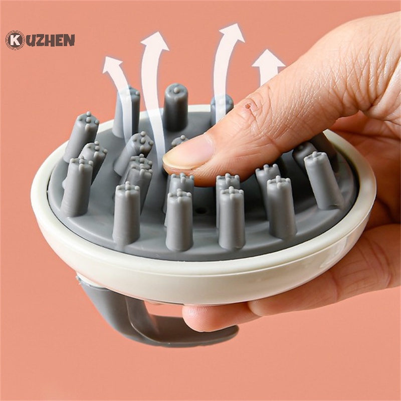 Kuzhen 1 Lược Gội Đầu Mát Xa Da Đầu Cầm Tay