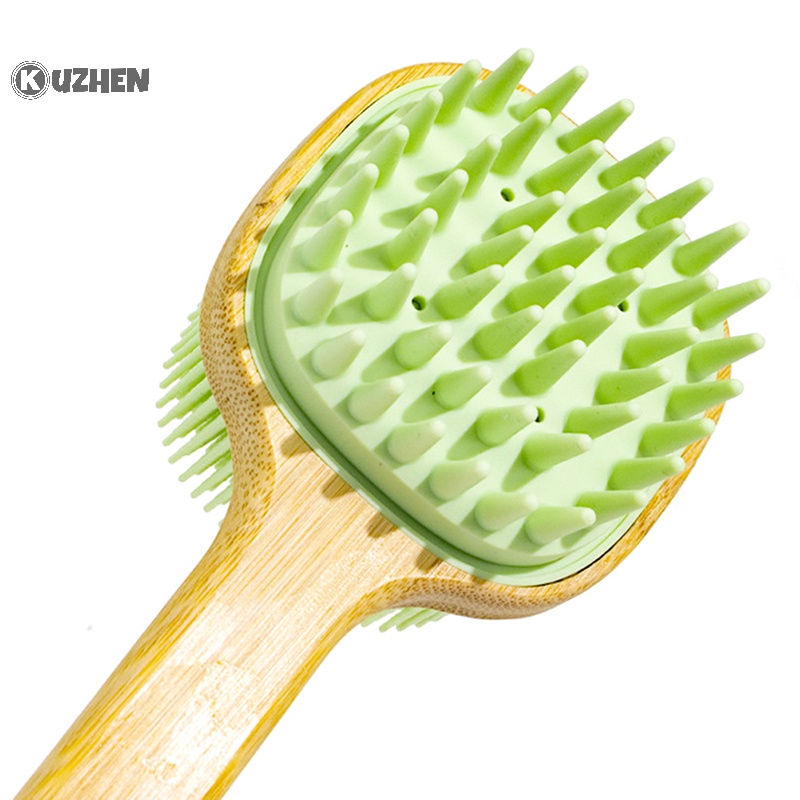 Bàn chải tắm KUZHEN bằng silicon chà lưng tẩy tế bào chết toàn thân