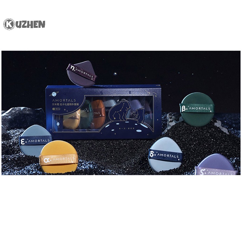 Kuzhen Bộ Mút Trang Điểm Siêu Mềm Có Thể Giặt Được