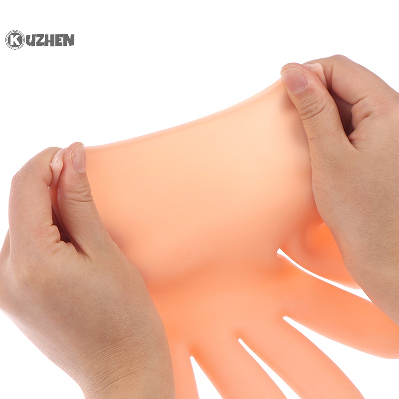 1 Cặp Găng Tay silicone gel Dưỡng Ẩm Tái Sử Dụng Được Chăm Sóc Bàn Tay Bị Nứt Nẻ kuzhen