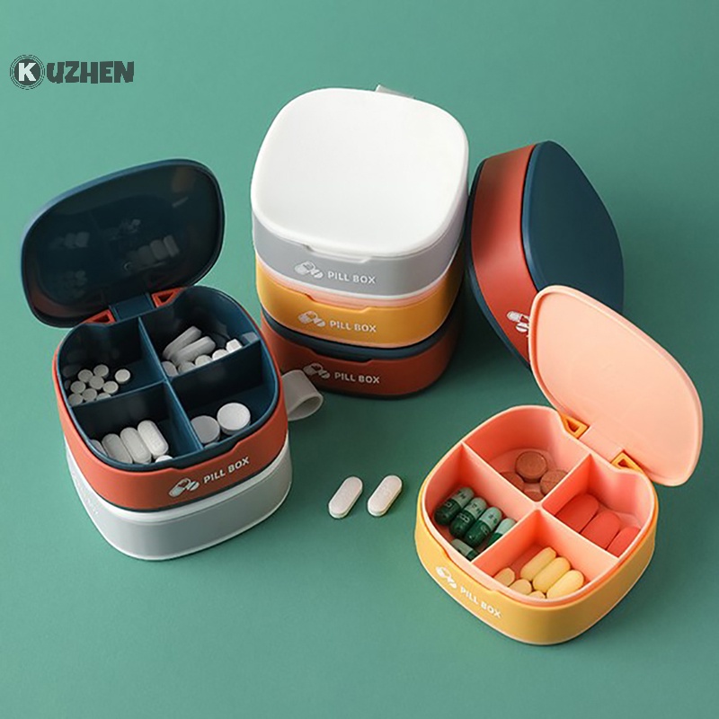 Hộp Đựng Thuốc mini Nhiều Ngăn Tiện Lợi