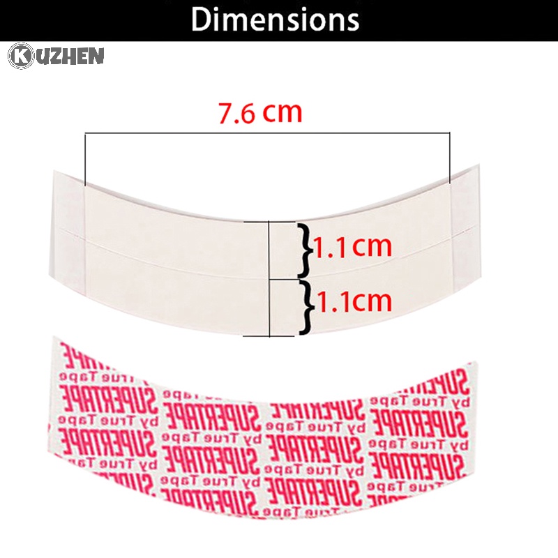 Kuzhen 36 Cuộn Băng Dính Ren Hai Mặt Chống Thấm Nước Dùng Để Dán Tóc Giả / Tóc Giả hot