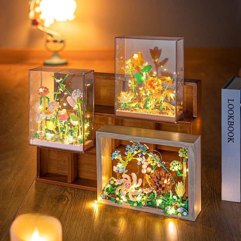 Đồ Chơi Gạch Hoa Bất Tử Để Bàn Trang Trí