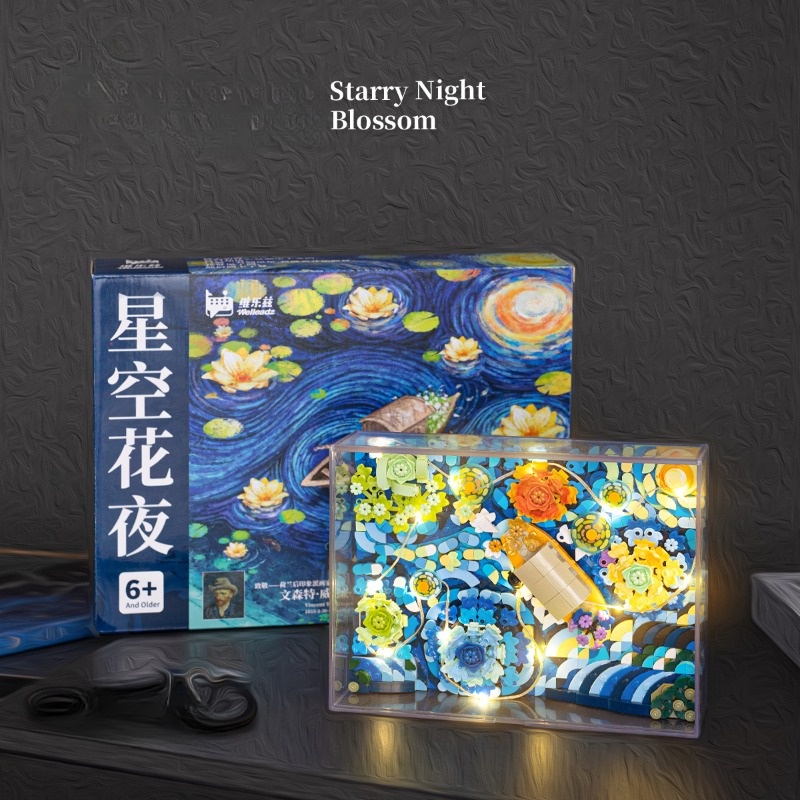 Đồ Chơi Gạch Hoa Bất Tử Để Bàn Trang Trí