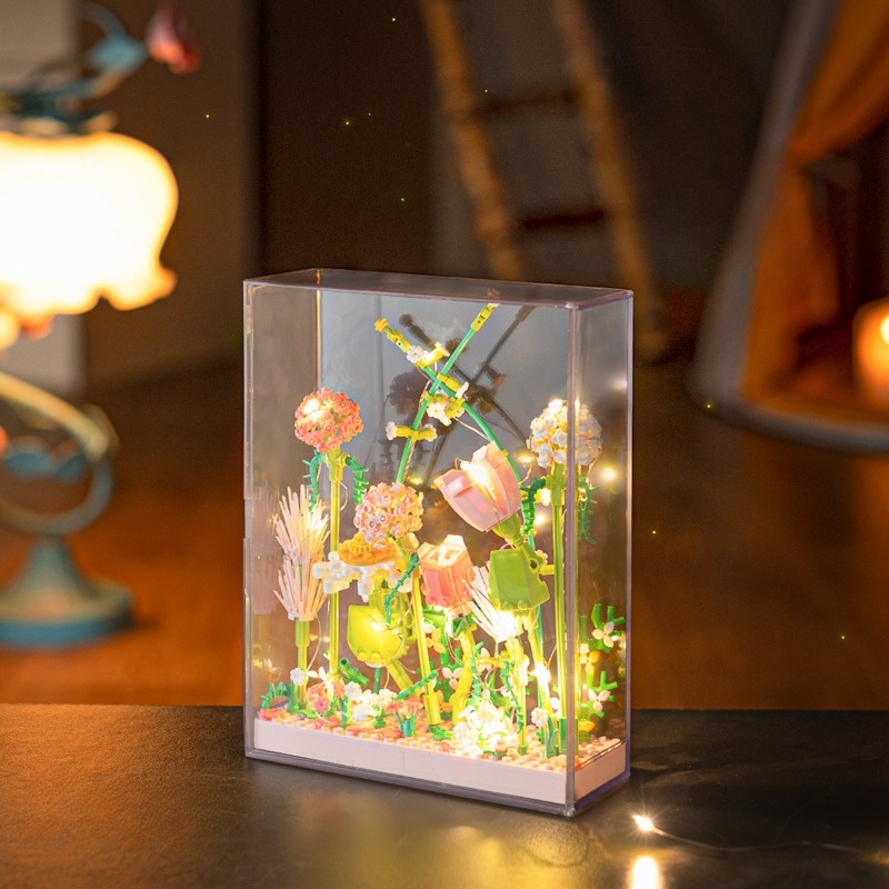 Đồ Chơi Gạch Hoa Bất Tử Để Bàn Trang Trí