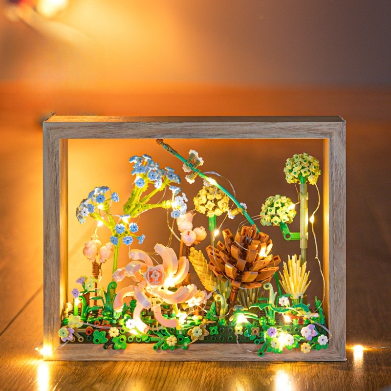 Đồ Chơi Gạch Hoa Bất Tử Để Bàn Trang Trí