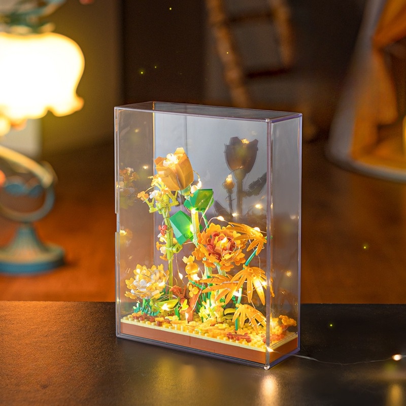 Đồ Chơi Gạch Hoa Bất Tử Để Bàn Trang Trí