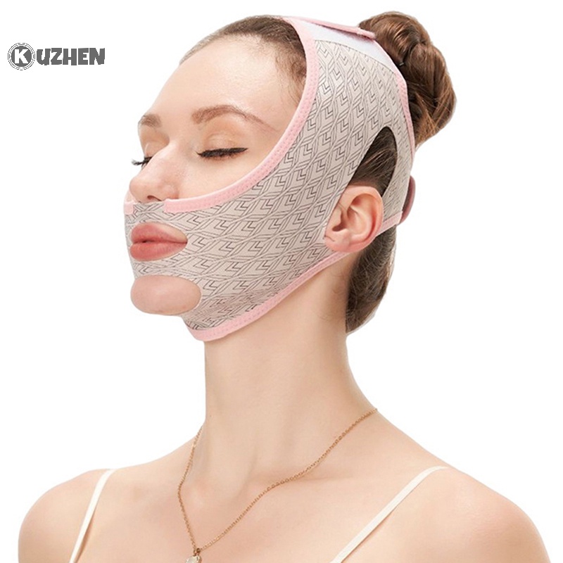 Kuzhen Dây Đai Đeo Giảm Béo Khuôn Mặt Chữ v