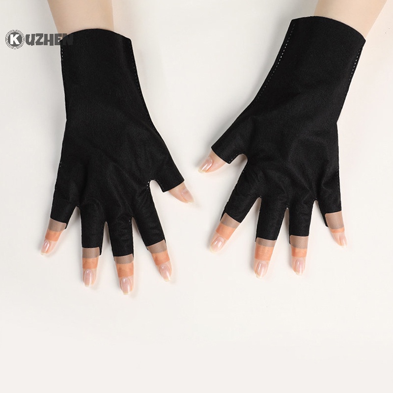 Găng tay KUZHEN hở ngón chống nắng chống tia UV mềm mại