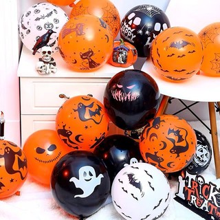 Set 10 Bong Bóng Trang Trí halloween