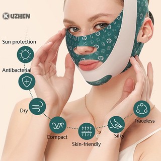 Kuzhen mặt nạ làm thon gọn gương mặt tạo cằm chữ v 3d