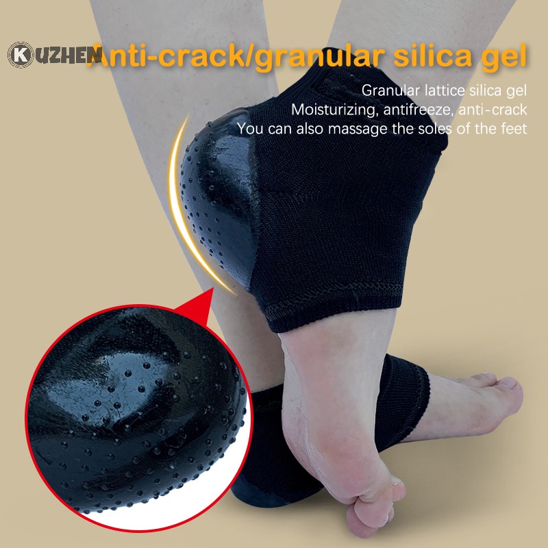 1 Đôi Vớ Bảo Vệ Gót Chân Chống Nứt Nẻ Thoáng Khí