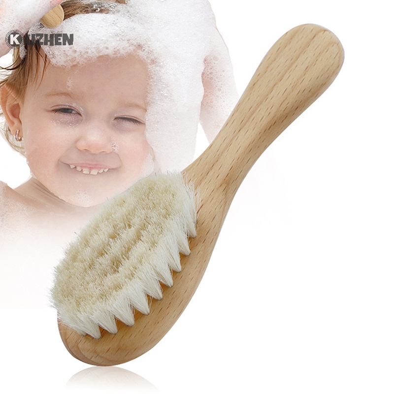 Lược Chải Tóc Bằng Len Tự Nhiên Dành Cho Trẻ Sơ Sinh