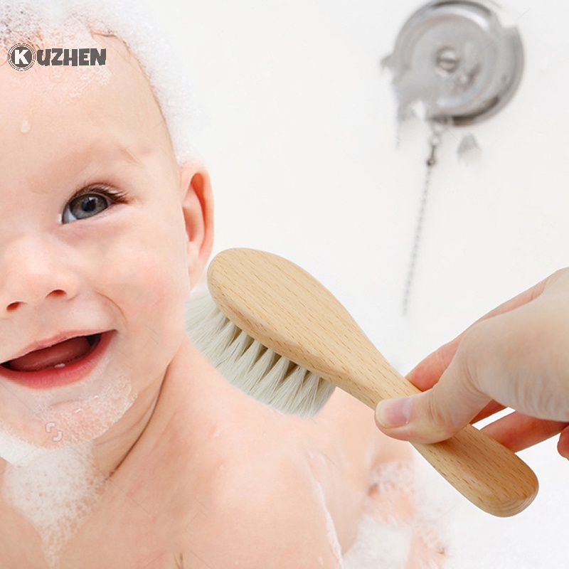 Lược Chải Tóc Bằng Len Tự Nhiên Dành Cho Trẻ Sơ Sinh