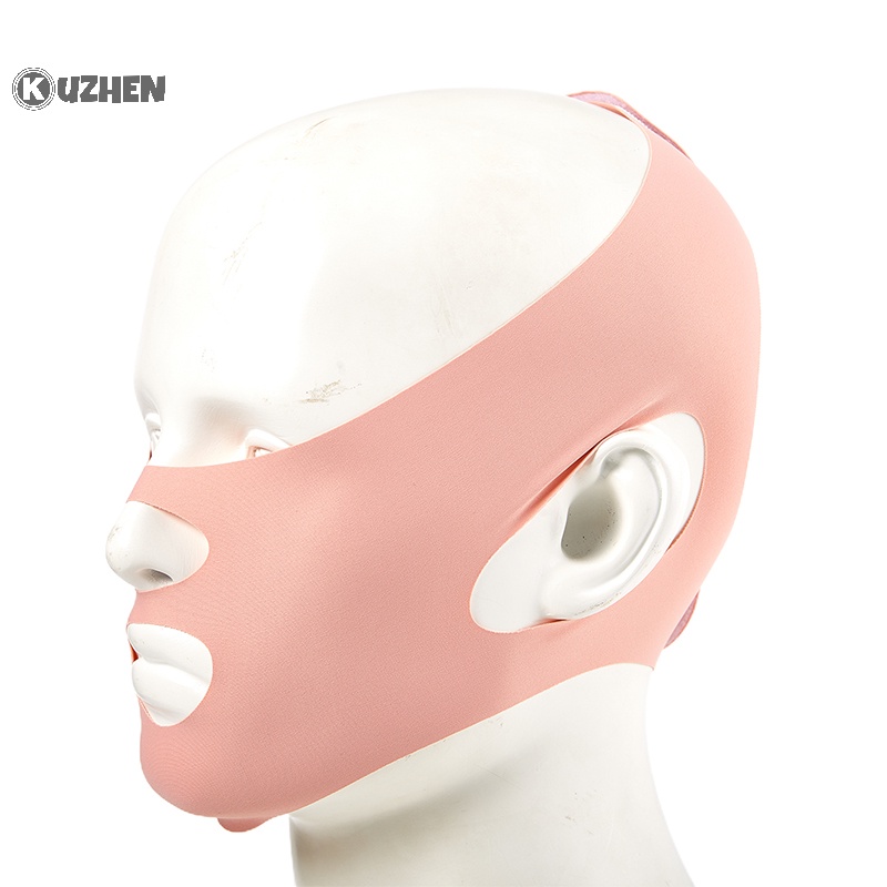 Kuzhen Đai Mát Xa Nâng Cơ Mặt Tạo Cằm Chữ v Thon Gọn