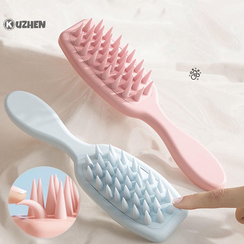 Kuzhen Lược Gội Đầu Răng Thưa Mát Xa Da Đầu Và Tạo Kiểu Tóc
