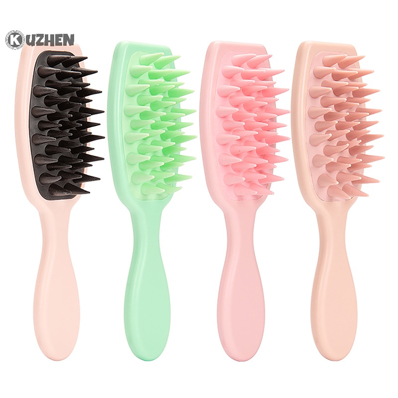 Kuzhen Lược Gội Đầu Răng Thưa Mát Xa Da Đầu Và Tạo Kiểu Tóc