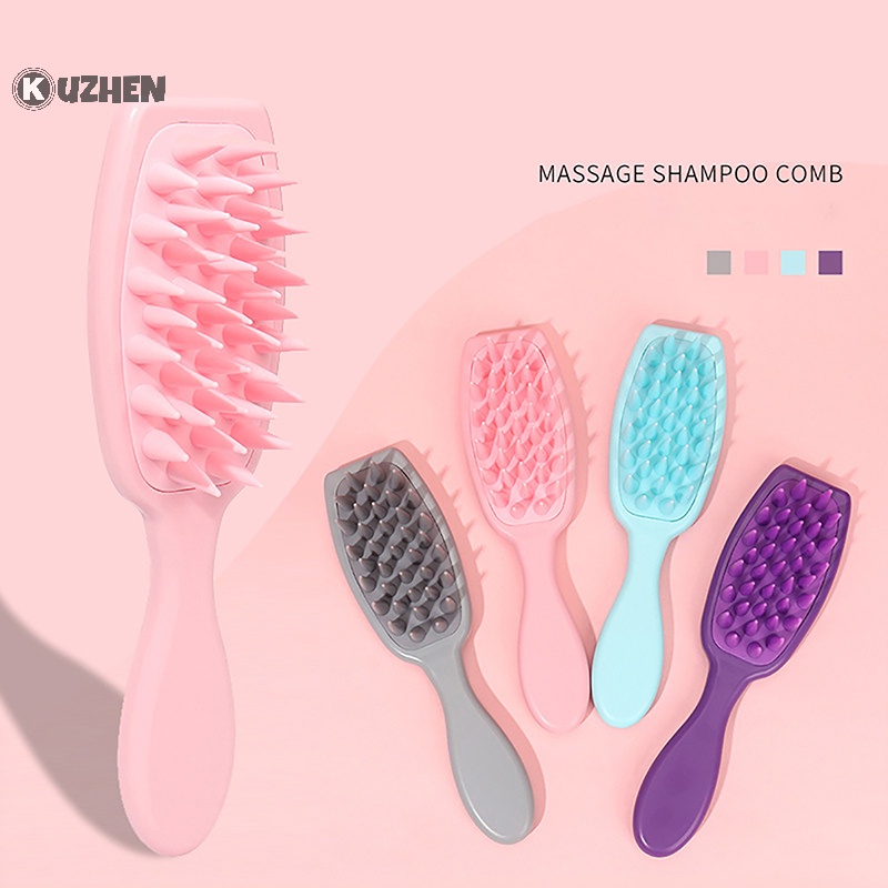 Kuzhen Lược Gội Đầu Răng Thưa Mát Xa Da Đầu Và Tạo Kiểu Tóc