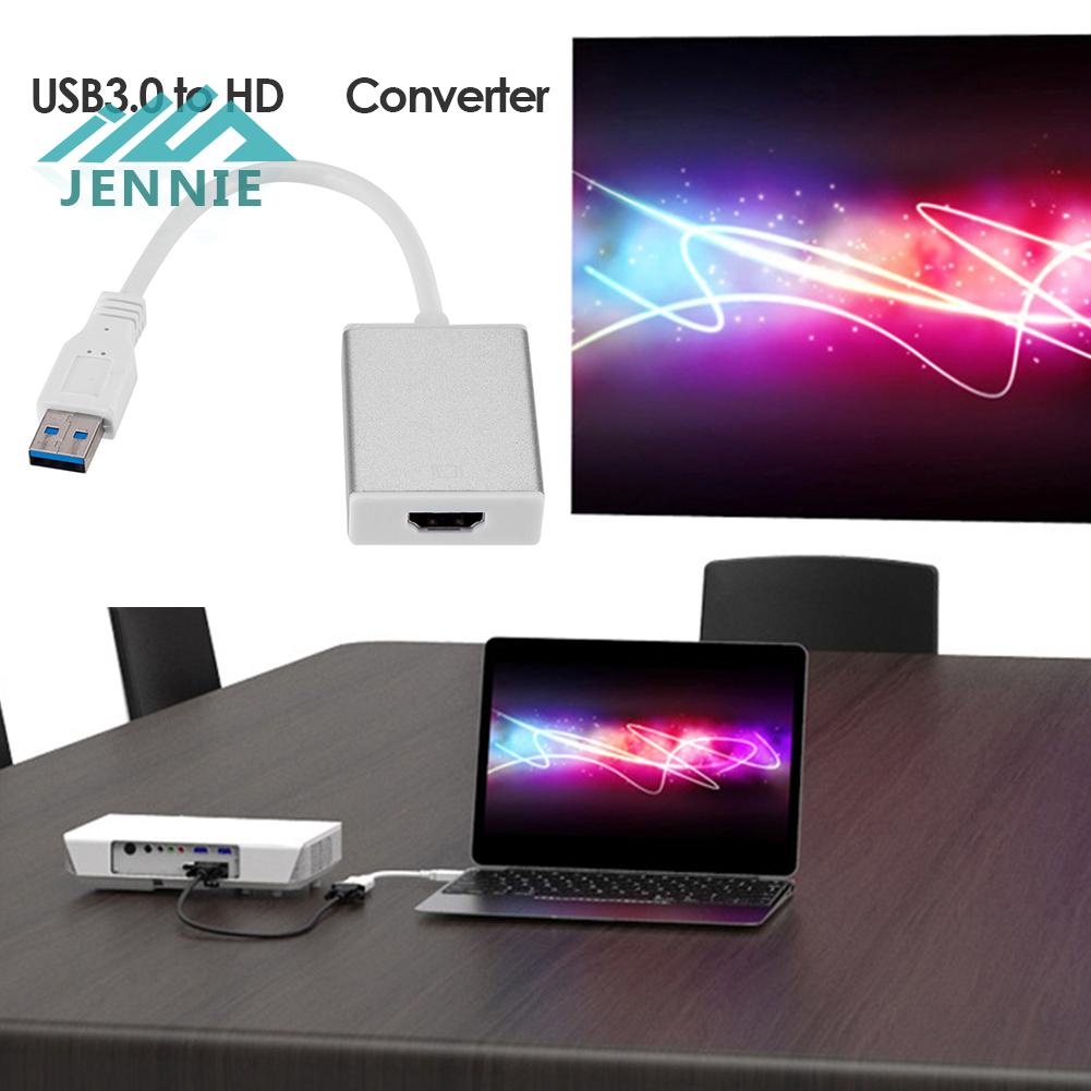 Đầu Chuyển Đổi usb Sang hdmi usb 3.0 1080p Chuyên Dụng Cho Xe Hơi jennie1.vn