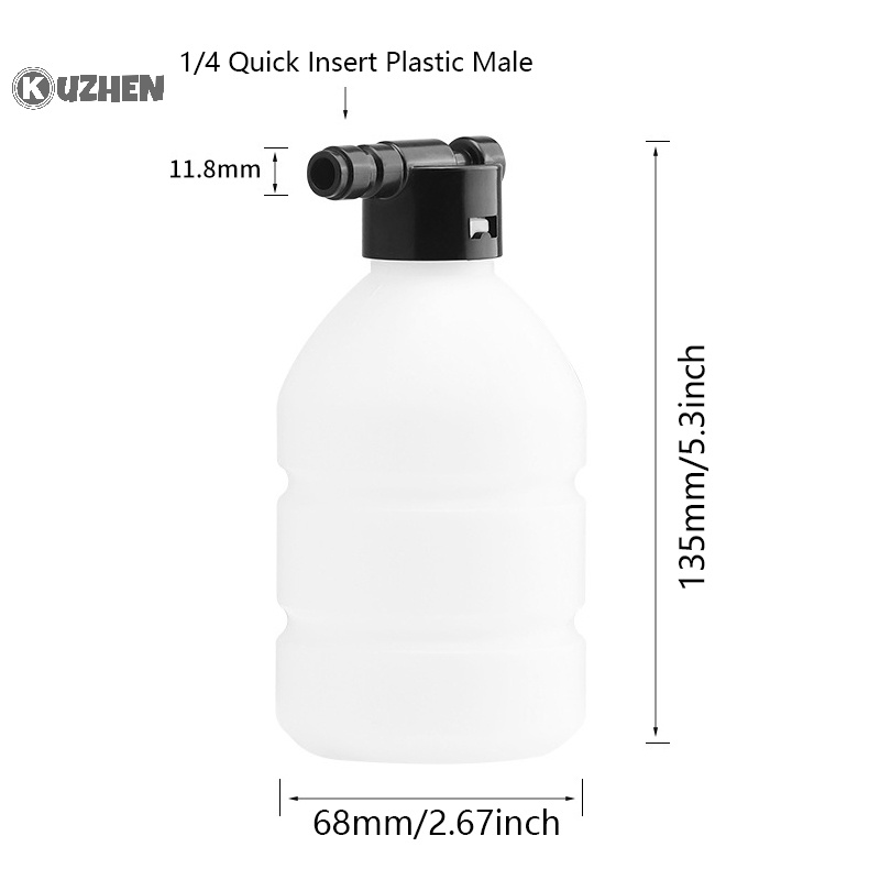 Bình Xịt Bọt Tuyết Rửa Xe Hơi 1 / 4 inch 300ml