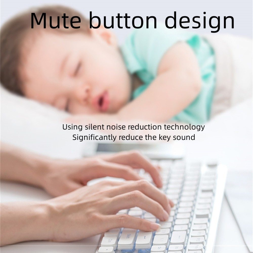 Bàn Phím Cơ Không Dây 104 Phím Chống Nước Đa Năng Dùng Cho laptop Máy Tính Bàn rgb