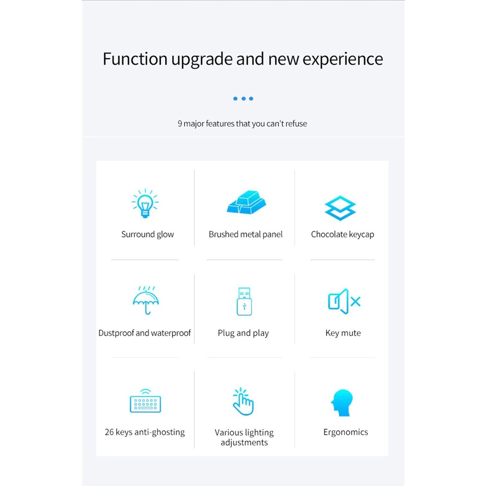 Bàn Phím Cơ Không Dây 104 Phím Chống Nước Đa Năng Dùng Cho laptop Máy Tính Bàn rgb