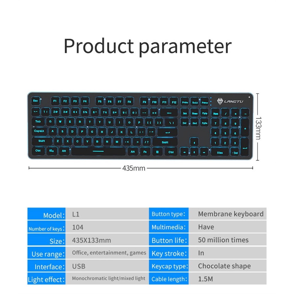 Bàn Phím Cơ Không Dây 104 Phím Chống Nước Đa Năng Dùng Cho laptop Máy Tính Bàn rgb