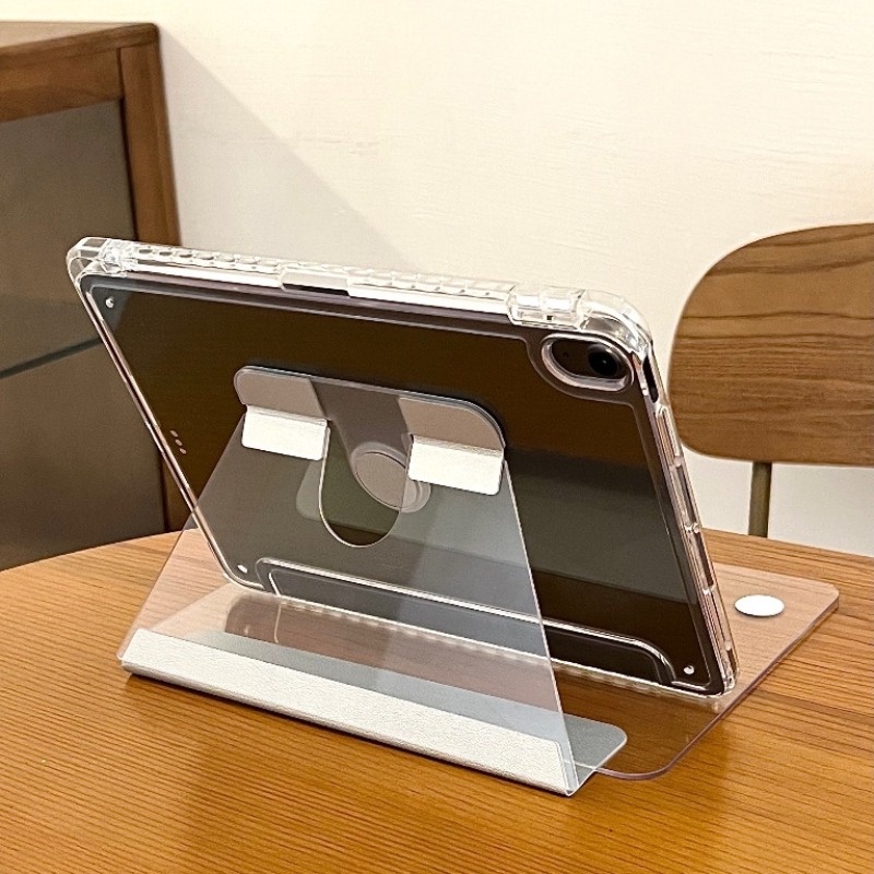 Bao Da Máy Tính Bảng acrylic Trong Suốt Xoay Được Cho ipad pro 12.9 2022 2021 2020 2018 pro 11 pro 10.5 9.7 9th 8th 7th 10.2 10th 10.9 mini 6 2021