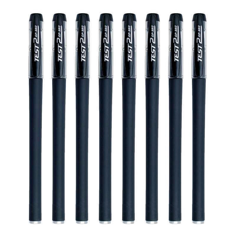 Combo 20 bút gel nét 0.5mm ngòi kim mực đen B88, mực nhanh khô nắp trong suốt bút viết nhẹ tay Vpp Tuệ Minh