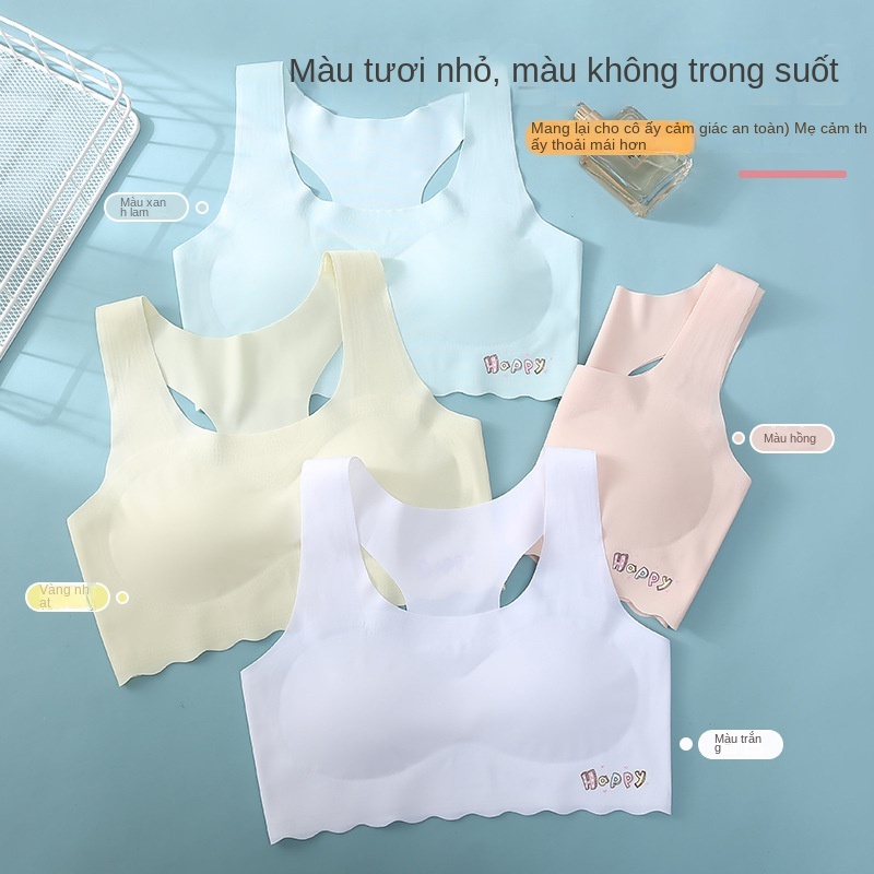 Áo Lót Vải Lụa Mát Thời Trang Cho Bé Gái 8-16 Tuổi