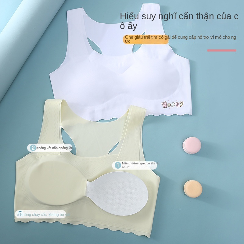 Áo Lót Vải Lụa Mát Thời Trang Cho Bé Gái 8-16 Tuổi