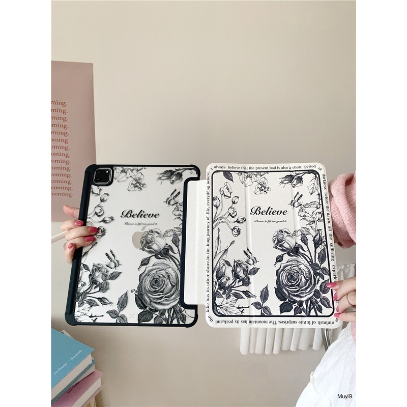 Bao Da Máy Tính Bảng In Hình Hoa Bướm Cổ Điển Cho ipad 10.2 ipad 10 10.9 Mini 6 ipad 9.7 Air 5 Pro 11 / ipad 12.9 ipad Gen 9 Ốp