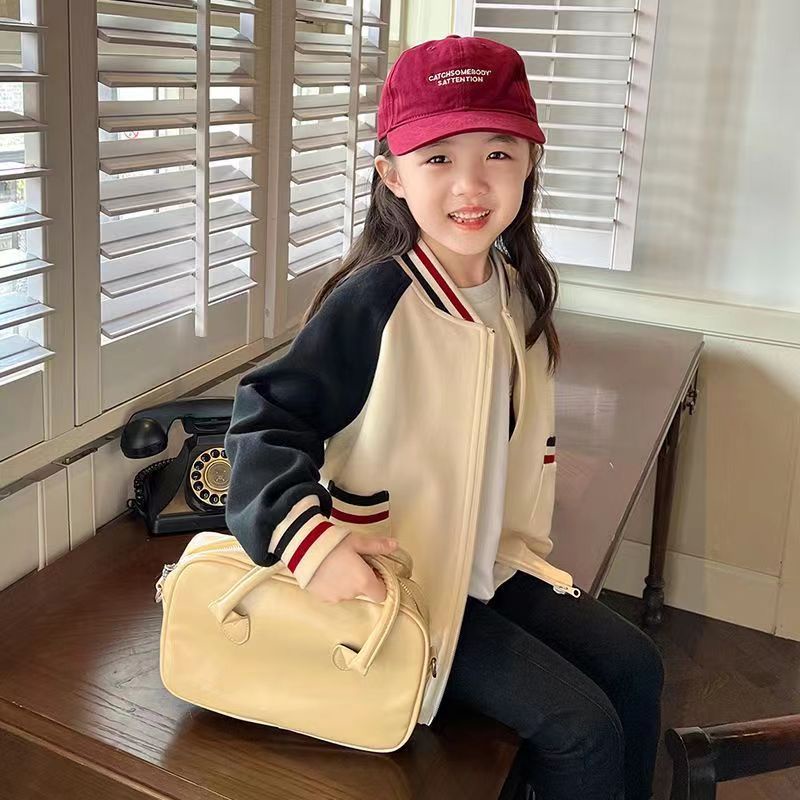 Áo Khoác Bóng Chày Phong Cách Hàn Quốc Thời Trang Mùa Thu Mới Cho Bé Gái