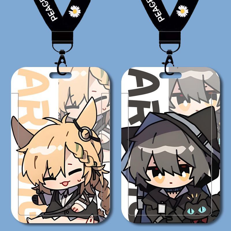 Arknights q version eyjafjalla > Bao Đựng Thẻ Học Sinh / Thẻ Xe Buýt / Thẻ Truy Cập / Làm Việc Mầm Non / id Có Dây Đeo